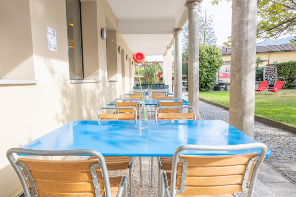 Jugendherberge Locarno Gartensitzplatz Leonidas Portmann 02